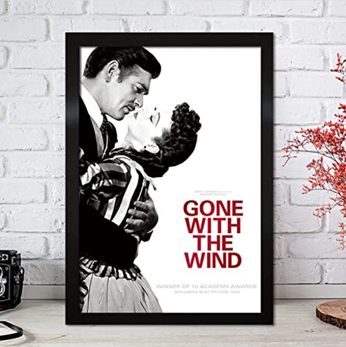 BOBSLA Poster Vom Winde Verweht Poster Retro Movie Poster Wall Art Leinwand Malerei Poster Und Drucke Home Decor 50X70Cm Kein Rahmen