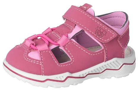 RICOSTA Mädchen Sandalen Gery, Kinder Lauflernschuhe, Weite: MITTEL, waschbar, Sommerschuhe, Freizeitschuhe, offene Schuhe, Fuchsia/rosada (360), 27 EU