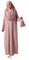 Muslim One-Piece Prayer Dress for Women,Abaya Dress,Islamic Dress,Full lenght Hijab (Rosa)