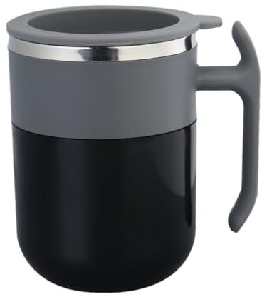 Cabilock 1 Pc taza café para el hogar taza acero inoxidable vaso mezclador automático taza magnética auto Tazas cafe vaso mezclador cafe taza agitación automática familiar