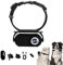 KWJNH Cámara de collar de gato para mascotas, cámaras y monitores inalámbricos HD1080P, mini cámara portátil estable de acción deportiva con registros de video para cámara de collar de perro, cámara