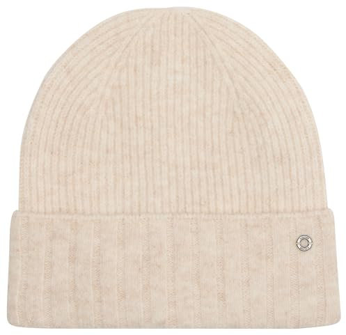 s.Oliver Strickbeanie aus Wollmix mit Logo-Detail