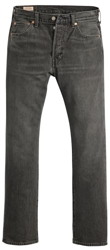 Levi's Herren Jeanshose 501 Original mit Knopfleiste, Straight Fit, Grau (Fine Dining), W32/L34