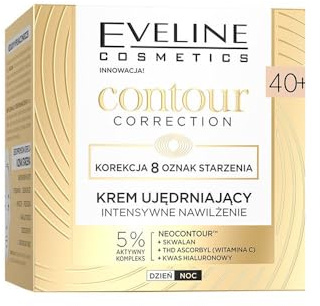 Eveline Cosmetics Advanced Contour Correction Cream für Frauen 40+ mit NeoContour Technologie - Tiefenhydration & Elastizitätsverstärker