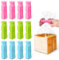 12Pcs Plastic Bag Clips for Food Storage - Reusable Spring Squeeze Freezer Clips to Keep Bread and Food Fresh