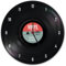 Retro Vinyl Special Schallplatte Wanduhr aus Alu Musikalischer Zeitmesser Kreisförmige Bunte Schallplatte Farbenfrohes Label-Design Trendaffe Records