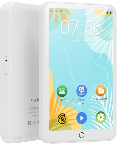 Lettore MP3 Spotify, MECHEN MP3 Player Bluetooth WLAN, Portatile Android MP4 con Video, Play Store, Deezer, Audible Compatibile, Touch Screen da 4 pollici