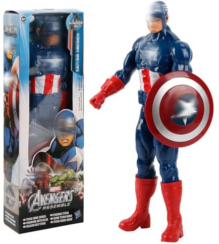 Heartsking Titan Hero Figur, 30 cm Blau Große Spielzeug Superhelden Actionfiguren Figuren Deko Mitgebsel Kindergeburtstag für Kinder für Kinder ab 4 Jahren