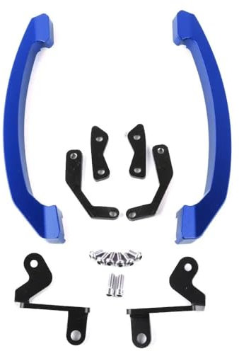 KARDAS Motorrad Haltegriffe Sitzschienengriff Haltegriff Bars Rücksitz Beifahrer Haltegriff Griff Für Y&AMAHA MT-07 FZ07 FZ 07 MT07 MT 07 2014 2015 2016 2017 Griff(Blue4)