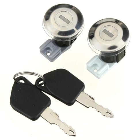1 Paire De Barillets De Serrure De Porte Avant avec Clés pour Peugeot 106 Mk2 1997-2000 2001 2002 2003 2004 pour Peugeot 205 405 Serrure Porte Servomoteur
