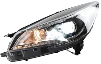 Auto Styling Kompatibel for Ford Escape Kuga 2014-2016 LED Scheinwerfer DRL Hid Kopf Lampe Angel Eye Bi Xenon strahl Zubehör