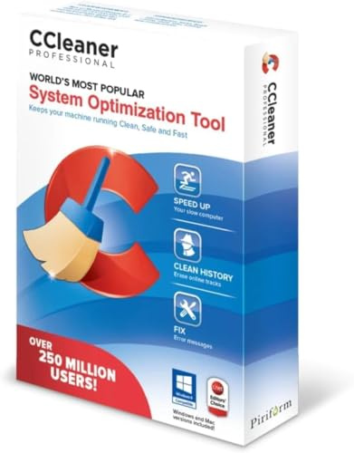 CCleaner Professional, System-Optimierungstool für Windows und Mac, 3 Geräte