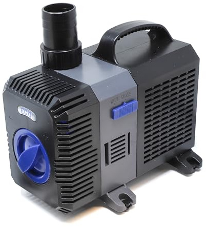 VIALIA Teichpumpe CTP 10000 Filterpumpe, Energiesparende Gartenteichpumpe | 10.000 L/h bei 80W, Leise durch Keramikachse, Trockenlaufschutz, Für Filter, Skimmer & Wasserfälle