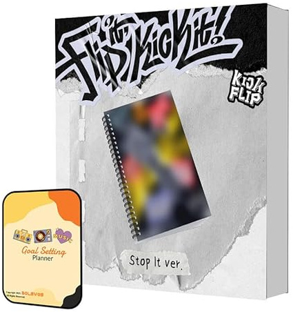 KickFlip Flip it, Kick it! Album [Stop it ver. (Standard Ver.)]+Pre Order Benefits+BolsVos Exclusive K-POP Inspired Digital Merches