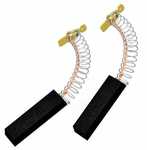 2 piezas de carbón motor para lavadora Bosch Siemens, Lavadora Logixx Maxx SilencePerfect Tuaa, Escoba de carbón para Bosch Lavadora, 5 x 12,5 x 36 mm