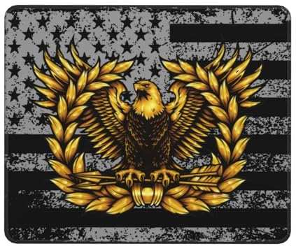 Mauspad Stabsfeldwebel Rising Eagle T 25X30Cm Gummibasis Mausmatte Tragbar Mouse Mat Für Laptop Arbeit