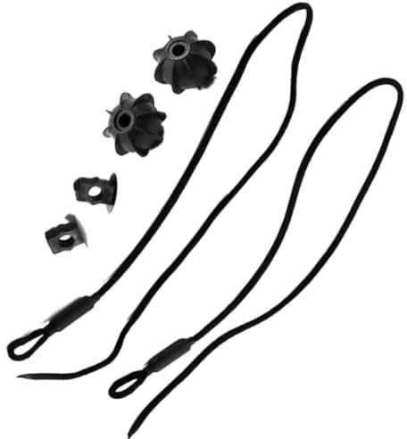 Kacepar Auto Hutablage String Strap Set Kompatibel mit Volkswagen Golf GTI Mk5 2006-2009 1K6863447A Keine Hakenschnalle