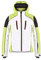 Hyra Damen SILVAPLANA Lady SKI Jacket Women, White/Lime Green, IT46 (L)