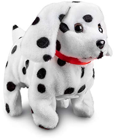 Tobar Animigos Flipping Dalmation Puppy Electronic Soft Dog Toy