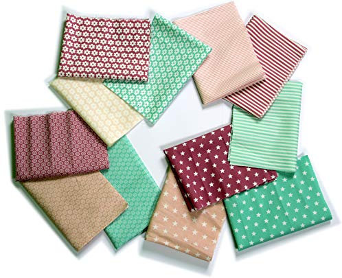 MAGAM-Stoffe Stoffpaket Amelie 12 hochwertige Stoffe für Patchwork und Accessoires