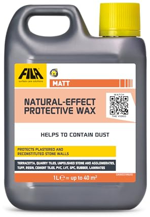 Fila Surface Care Solutions, Matt, Cera Protettiva Effetto Naturale per Cotto, Klinker, Pietra E Agglomerati Non Lucidi, Tufo e Resina