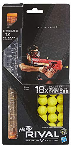 Nerf Rival Charger and Pack of 18 Official Rival Foam Balls