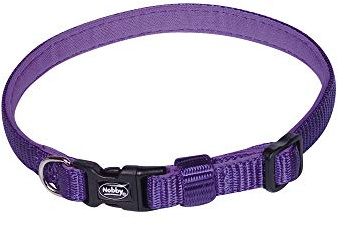 Nobby Halsband Classic Preno Mini, lila, L: 20-35 cm, B: 10 mm, 1 Stück