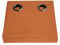 Moondream LumenControl® Verdunkelungsvorhang | Licht+Sonnenschutz | 100% Lichtschutz | EU Herstellung | Ösen | Orange MC374 | 135 x 260 (BxH) cm