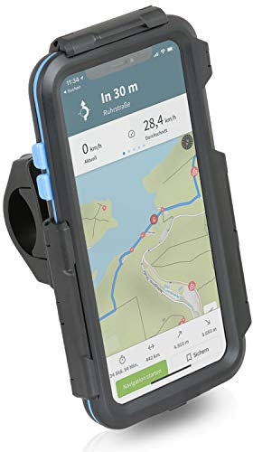 Wicked Chili Tour Case kompatibel mit iPhone 11 Pro MAX iPX5 Schutzhülle + Motorrad Bike MTB Handy Fahrrad Navigation Halterung - Outdoor Schutz Case und Lenker Halterung