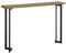 SoBuy FSB50-PF Vintage Konsolentisch Metall Flurtisch Dekotisch Sideboard schmaler Beistelltisch Sofatisch Natur/Schwarz BHT ca: 120x75x20cm