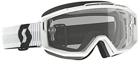 SCOTT Split OTG Motocross-Brille, Weiß/Schwarz (White/Black, Einheitsgröße)