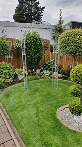 GadrdenAndPools Paris - Pérgola redonda para jardín Arco da Giardino (220, negro)