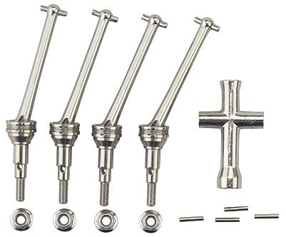 ZYGY 16410S Front und Heck Metall Antriebswelle CVD Kit für MJX H16E H16P H16GT H16DR H16BM H16PL 16208 16210 16207 RC Funkgesteuerte Auto Upgrade Zubehör