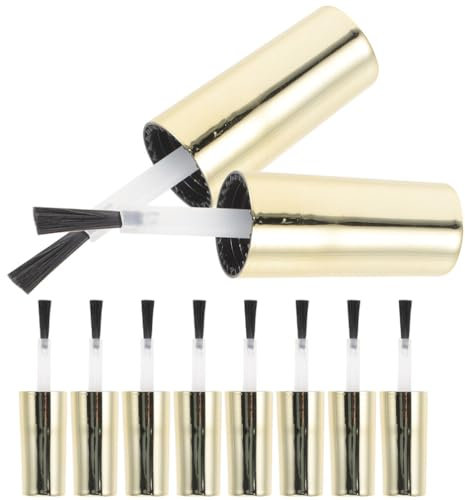 Beaupretty 10 Stück Nagellack-Ersatzbürstenkopf Gel-Flüssigkeitspinsel Ersatz-Nagelflüssigkeitspinsel Zum Eintauchen Von Pulver-Basislack Nagel-Überlack-Aktivatorbürsten
