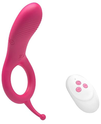 ChicLSQ Penisring Vibrator mit Fernbedienung Silikon Vibrierender Penisringe mit 10 Vibrationsmodi Klitoris Stimulator Sexspielzeug für Paare Cockring Vibratoren Penis Massagegerät Sex Toys für Männer