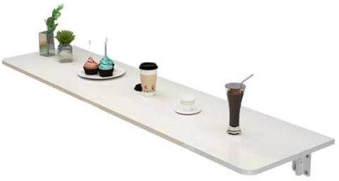 Wandtisch, klappbar, Wandtisch, Wandtisch, kleiner Raum, schwimmend, klappbar, mit Wanddeckel, Küchentisch für die Wand Bartisch Stehtisch Wandtisch Tisch klappbar zur Wandmontage(Size:120x30cm)