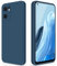 GiiYoon Coque pour Oppo Find X5 Lite Case en Silicone, Etui de Protection Antichoc Etui Housse Silicone Ultra-Mince avec Couche Intérieure en Fibre et Protection pour Caméra, Bleu