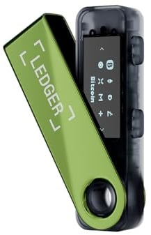 Ledger Nano S Plus – Klassische Krypto-Wallet (Oxidgrün) | Kompakt, 1,1-Display für zu Hause. Kompatibel mit Desktop und Android
