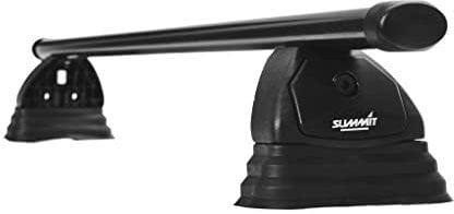 Summit SUP-012 Premium Multi Fit Roof Bars, Black Steel, Set of 2