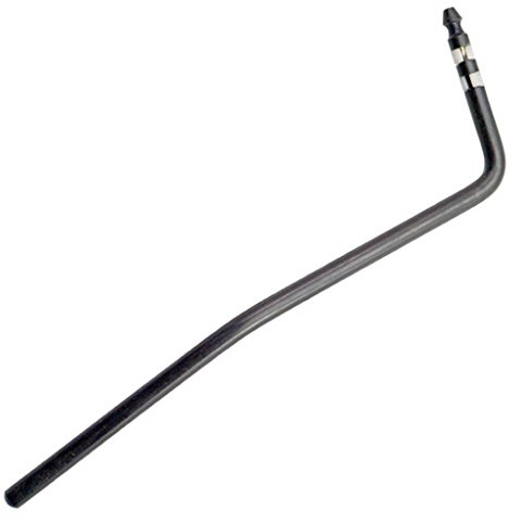 Filettato Leva Tremolo Arm in Acciaio Inossidabile 6 Mm, Barra Di Montaggio Del Tremolo per Inserimento Diretto Stile Adatta a Molte Chitarre Elettriche Con Ponte Tremolo- Nero