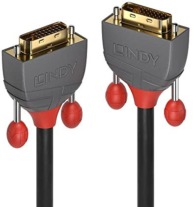 LINDY 15M DVI-D DUALLINK CABLE,ANTHRALINE