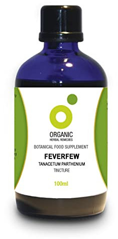 Organic Herbal Remedies 100ml Feverfew Tincture