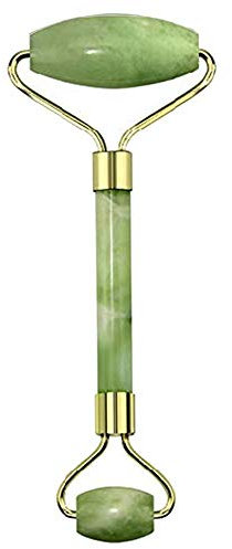 Natural jade roller face,Rouleau de jade,Massager Jade Facial,Jade Roller Augmenter Circulation Sanguine,Rouleau de Peau de Massager Outil de Minceur pour Votre Visage, Cou