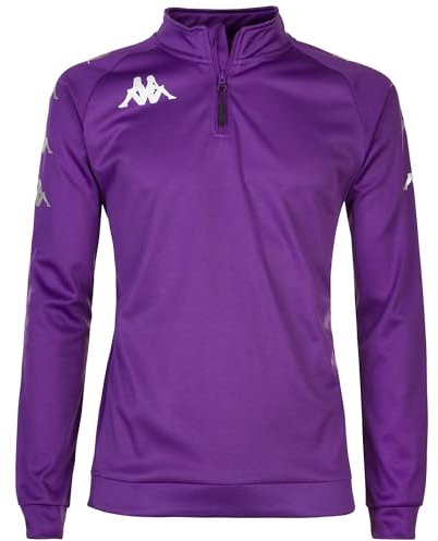 Kappa - Felpa, Uomo, Viola, Poliestere, Football, KAPPA4SOCCER TRIESTE, Taglia: S