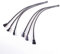 ANGEEK 2 cables de ventilador de ordenador de 27 cm, adaptador PWM de 1 a 3, convertidor de 3 pines + 4 pines, cable de alimentación para PC, cable de extensión para ventilador