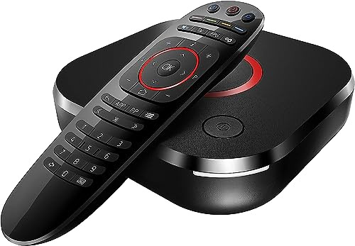 Infomir Mag 524W3 4K, Built-in Dual Band 2.4G/5G WiFi, HDMI Cable (Much Faster Than Old Mag 324w2 and 424W3) Black