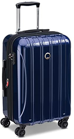 DELSEY PARIS - Helium Aero - Valise Cabine Rigide - 55x35x24 cm - S - Bleu métallique