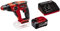 Einhell Marteau perforateur sans fil TE-HD 18/12 Li-Solo Power X-Change (li-ion, 18 V, 1.3 J, mandrin SDS Plus, capacité de perçage de 12 mm dans le béton) avec Chargeur et Batterie 5,2Ah