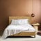 Luofanfei Spannbettlaken 180x200 Satin Weiß Beige Creme Uni Muster Boxspringbett Topper Frottee Seide Glänzend Bettlaken Spannbetttuch 180 x 200 cm Spannbetttücher für Hohe Matratze bis 25-30 cm
