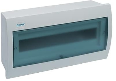Quadro elettrico centralino 18 moduli DIN box superfice scatola da parete IP40 per interruttori bianco